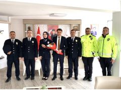 Emniyet Müdürlüğünden, Kaymakam Önder Çengel’e Ziyaret