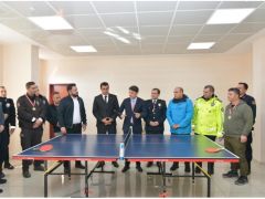 Sandıklı İlçe Emniyet Müdürlüğünde, Masa Tenisi Turnuvası Yapıldı