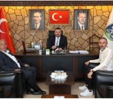 Taşoluk Belediye Başkanı Bilgin Özen’den Başkan Öztaş’a Ziyaret