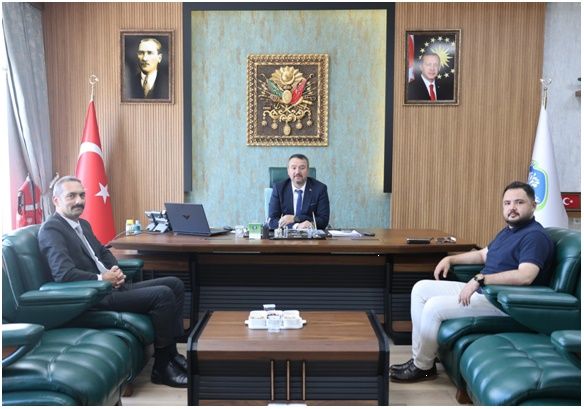 Sandıklı Açık Cezaevi Müdüründen, Başkan Adnan Öztaş’a Ziyaret