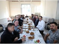 Belediye Başkanı Adnan Öztaş’tan Fen İşleri Müdürlüğü Su ve Kanalizasyon Şefliği’ne Ziyaret