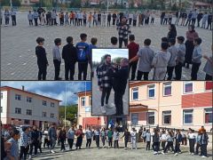 Akharım Atatürk Ortaokulu’ndan Anlamlı Kutlama